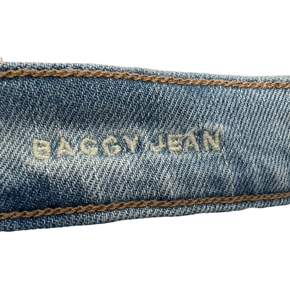 American Eagle Womens Baggy High Rise Jeans Sz 6 Reg Light Wash  Denim - Picture 6 of 6